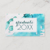 手塗り写真の卒業| コーリングカード (裏面)