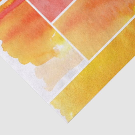 手塗り抽象的な水彩画のセット 薄葉紙 (詳細)