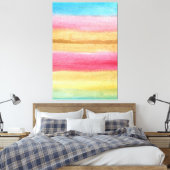 手塗り抽象芸術 キャンバスプリント (インサイチュ (寝室))