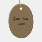 手塗り湾のクォーター馬のロバの納屋場面 セラミックオーナメント (裏面)