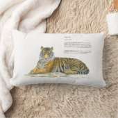 手威厳のあるベンガルトラ ランバークッション (ブランケット)