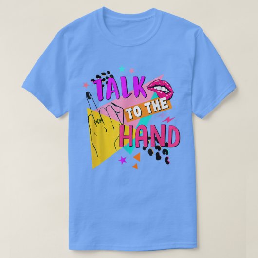 手嫁に話し掛けてブライダル90年代のバチェロレットになる Tシャツ (デザイン正面)