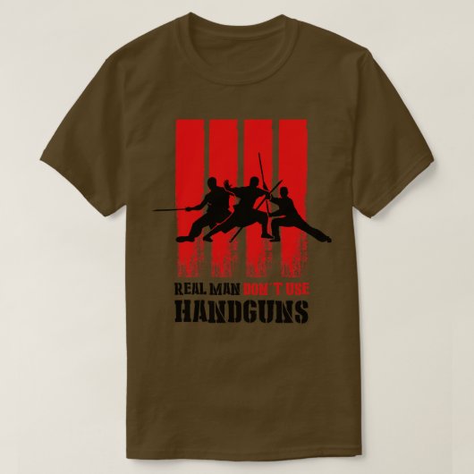 手実在を使わない Tシャツ (デザイン正面)