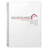 手実在を取る不動産業者 ノートブック (正面)