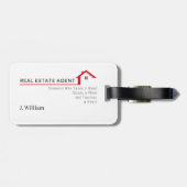 手実在を取る不動産業者 ラゲッジタグ (裏面横)