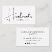 手工芸 名刺 (正面/裏面)
