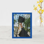 手差しグリーティングカードの目盛りキャップ カード (黄色い花)