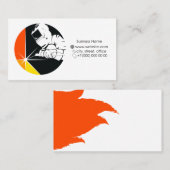 手差し名刺に溶接機付き溶接機 名刺 (正面/裏面)