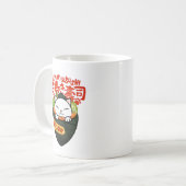 手巻き寿司猫 コーヒーマグカップ (正面左)