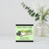 手巻き寿司転が手日本の食レストラン スクエア名刺 (スタンド正面)