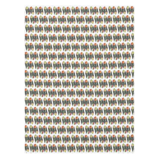 手巻き寿司転が手転が食日本の品 テーブルクロス (正面)