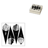 手巻き寿司転が手転が食日本の品 ラバースタンプ (押印)