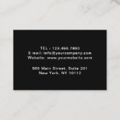 手師/大工ツール住宅改良木材 名刺 (裏面)