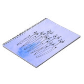 手帳（手描き猫） ノートブック (左側)