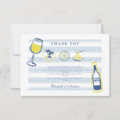 手引きイタリアン食べ結婚物 サンキューカード (正面)