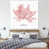 手引きギリギウム海藻 キャンバスプリント (インサイチュ (寝室))