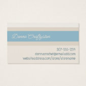 手引きクレヨン糸クロシェ針ギフトラベルカード (裏面)