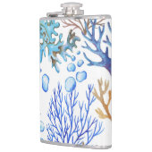 手引きサンゴ：水中の海のパターン。 フラスク (左)