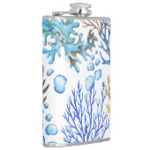 手引きサンゴ：水中の海のパターン。 フラスク (右)