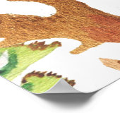 手引きサンゴ：水中の海のパターン。 ポスター (角)