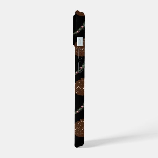 手引き休日iPhoneケース iPhone 15ケース (左側面)