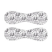 手引き傘と雨靴の柄 野球ボール (パネル)