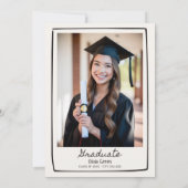 手引き卒業お洒落パーティー 招待状 (裏面)