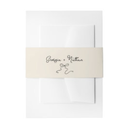 手引き弓お洒落腹バンド 招待状ベリーバンド