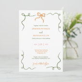 手引き弓カラフル予測できな結婚の 招待状 (スタンド正面)