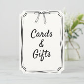 手引き弓コケモダンットカード&ギフトサイン (スタンド正面)