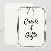 手引き弓コケモダンットカード&ギフトサイン (正面/裏面)