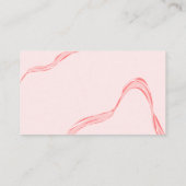 手引き弓ベビーシャワーおむつラッフルカード 名刺 (裏面)