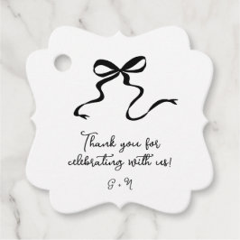 手引き弓結婚式の引き出物ラベル フェイバータグ