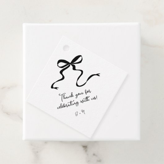 手引き弓結婚式の引き出物ラベル フェイバータグ (インサイチュ)