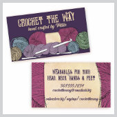 手引き撚り糸ハンクスケッチフック 名刺