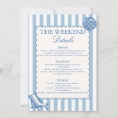 手引き最後のトーストを海岸でバチェロレッテ 招待状 (裏面)