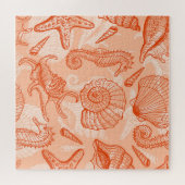 手引き海:ヴィンテージパターン ジグソーパズル (横)