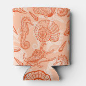 手引き海：ヴィンテージパターン 缶クーラー (裏面)