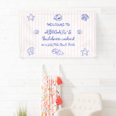 手引き貝殻バチェロレッテ歓迎 横断幕 (インサイチュ)