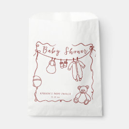 手引き赤ちゃん服の赤ちゃんシャワー フェイバーバッグ