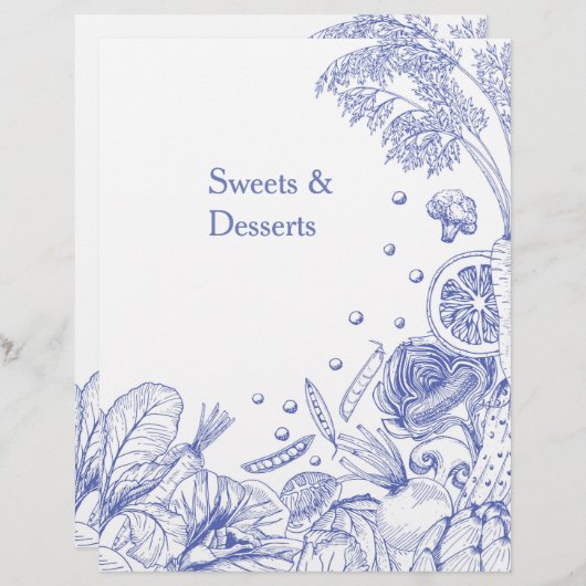 手引き青野菜レシピ部門 (正面/裏面)