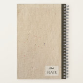 手引き馬用きのこ組成パーソナライズされた物 ノートブック (裏面)