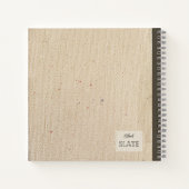 手引き馬用きのこ組成パーソナライズされた物 ノートブック (裏面)