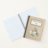 手引き馬用きのこ組成パーソナライズされた物 ノートブック (内部)