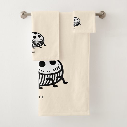 手引き魅力的甲虫イラストレーション バスタオルセット (インサイチュ)