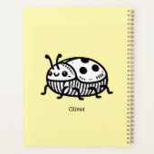 手引き魅力的甲虫イラストレーション プランナー手帳 (裏面)