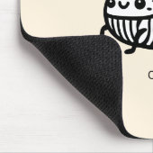 手引き魅力的甲虫イラストレーション マウスパッド (コーナー)