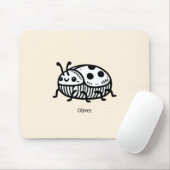 手引き魅力的甲虫イラストレーション マウスパッド (マウス)