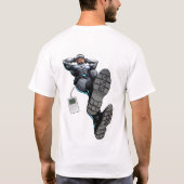 手形のためのワイシャツ Tシャツ (裏面)