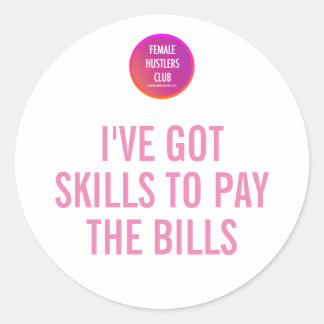 手形カスタムを支払うために個人に合わせた技能 ラウンドシール